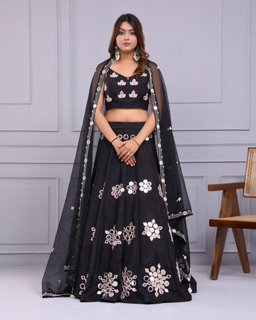 Black Mirror Lehenga set