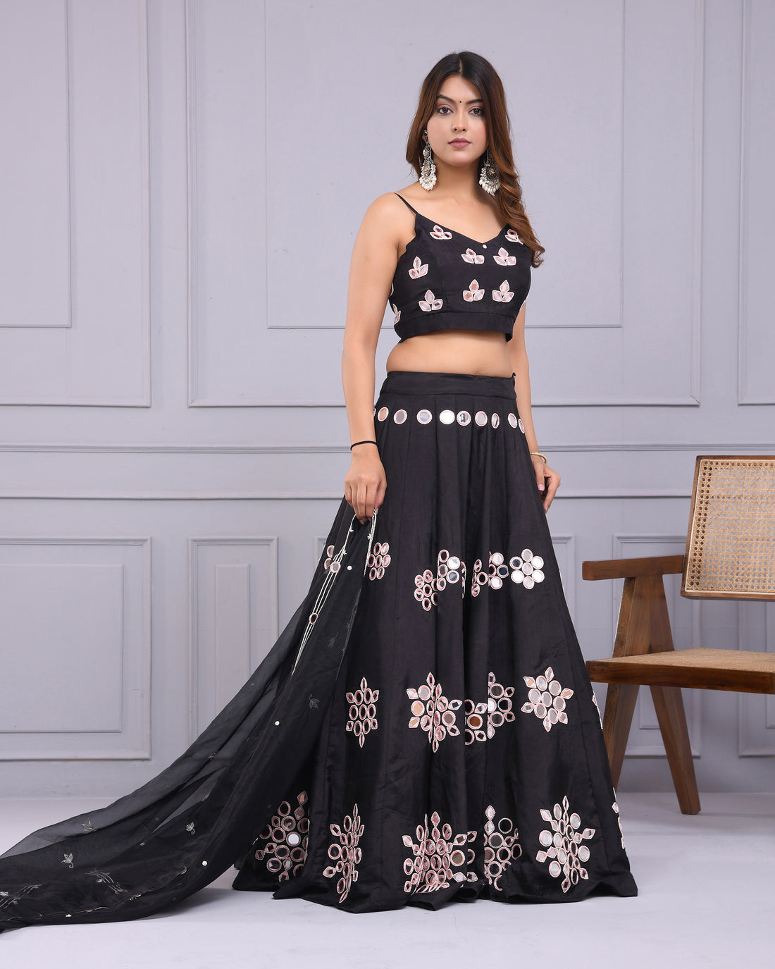 Black Mirror Lehenga set