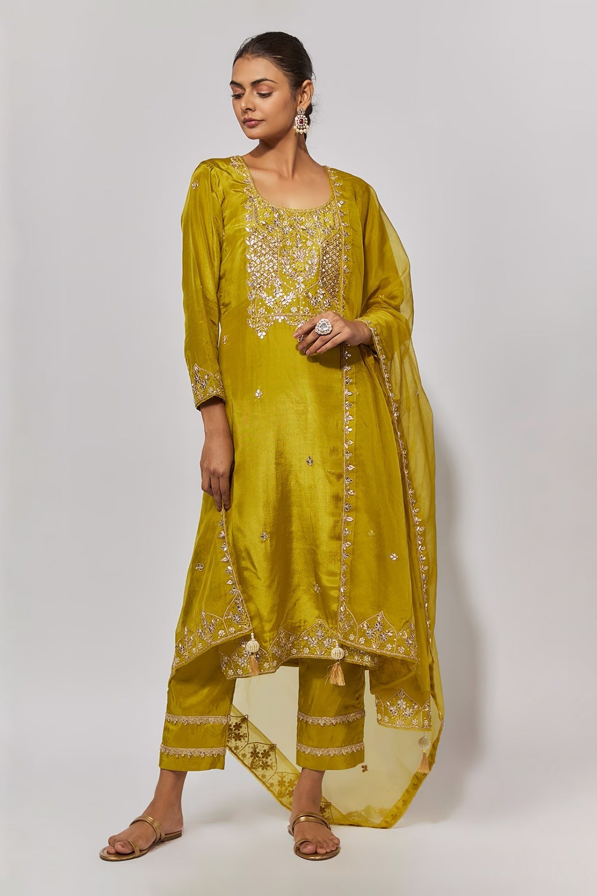 Golden Yellow Suit Set